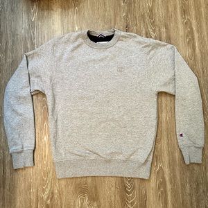 grey champion crewneck size small